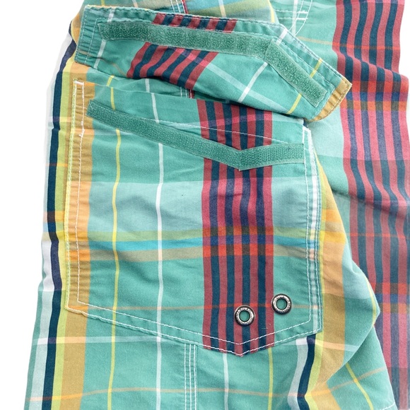 American Eagle Shorts Men’s 10" Classic Board Shorts Swim Trunks Plaid Waist 33 - Picture 9 of 12